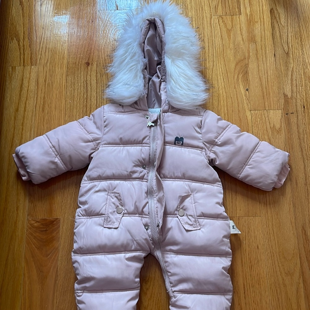 MurmurBear Pink snowsuit